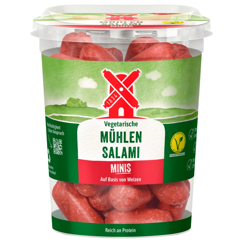 Rügenwalder Vegetarische Mühlen Salami Minis 180g